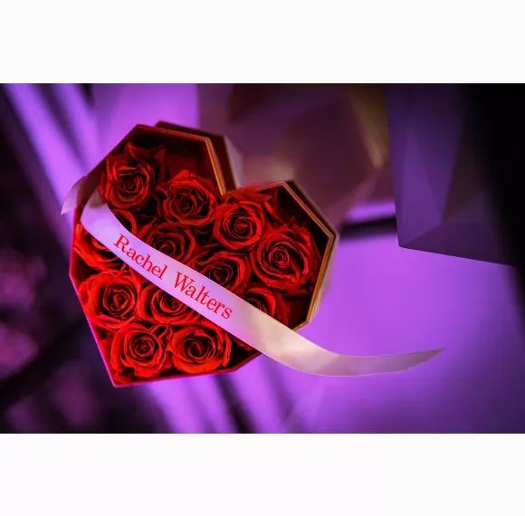 325 Heart-shaped Box of Roses