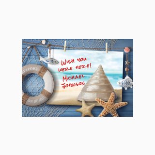 300 Postcard With Starfish