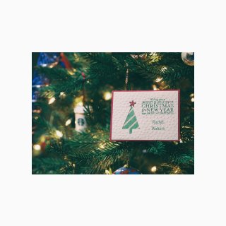 318 Christmas Card Tree