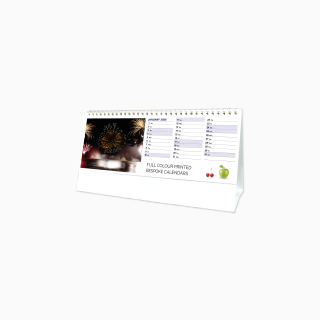 Personalised Landscape Desk Calendar - Memo
