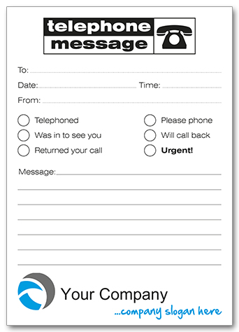 Template 10 with Telephone message