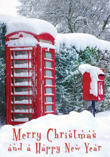 1603 - Fresh Snowfall Branded Christmas Card