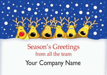 1622 - Meet the Team Branded Christmas Card