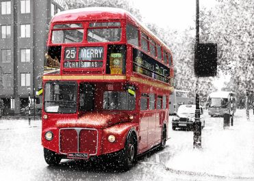 1635 - London Bus Branded Christmas Card