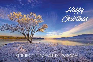1639 - Frosty Lake Branded Christmas Card