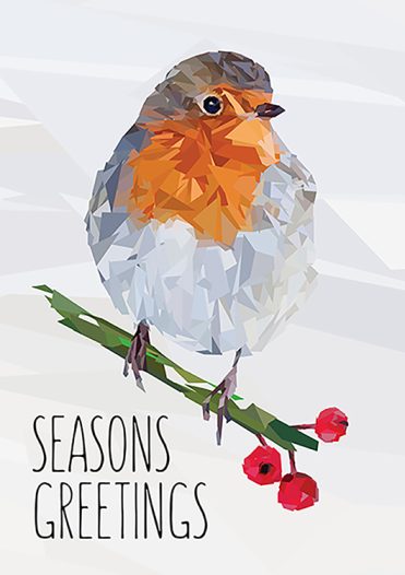 1650 - Red Robin Branded Christmas Card