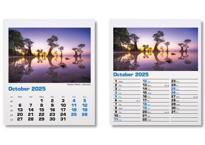 300015-blue-planet-mini-desk-calendar-october