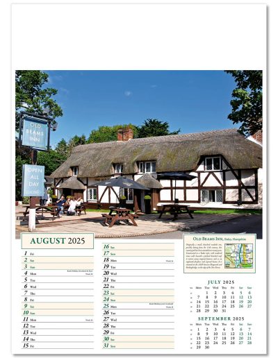 104915-classic-inns-wall-calendar-august