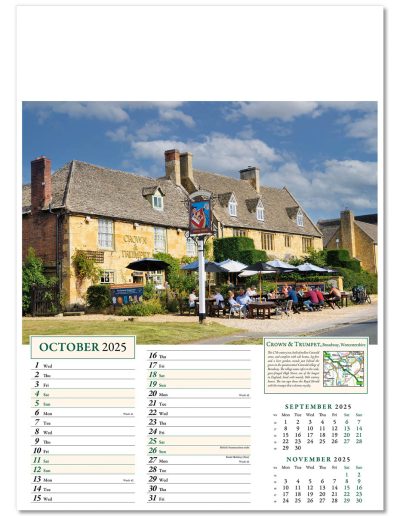 104915-classic-inns-wall-calendar-october