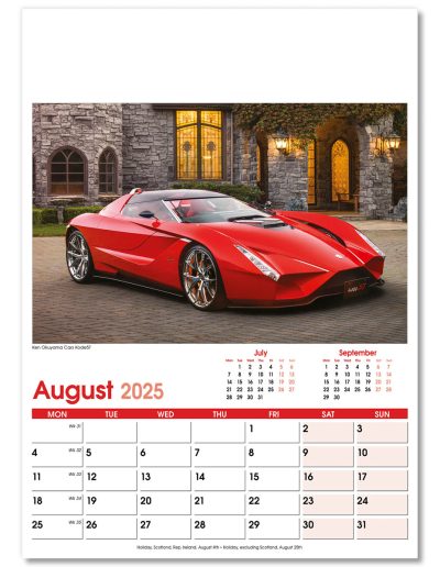 NWO028-fast-cars-optima-wall-calendar-august